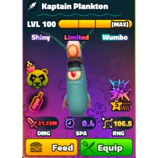 Spongebob Tower Defense| Sw 5Star Kaptain Plankton