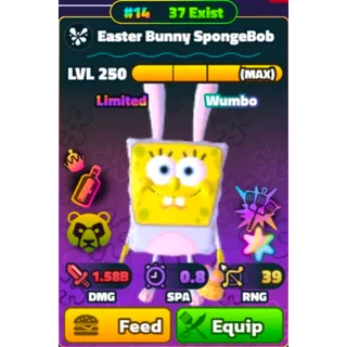 SBTD |Wumbo Ss Easter Bunny Sponge