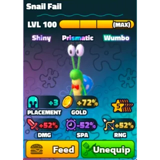 SBTD | Sw 5Star Snail Fails