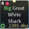 FISCH- Big Great White Shark