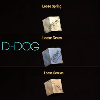 1k Spring Gears Screws