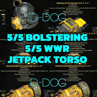 EXCAVATOR BOLSTERING WWR JETPACK