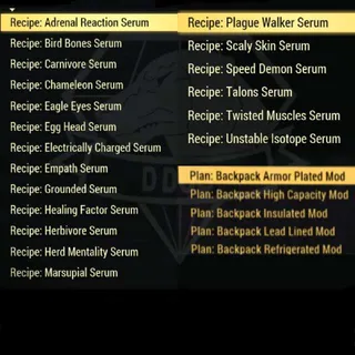 19 Serums + 5 Backpack