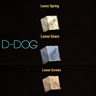 1k Spring Gears Screws