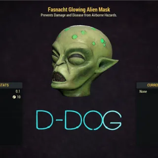 Glowing Alien Mask