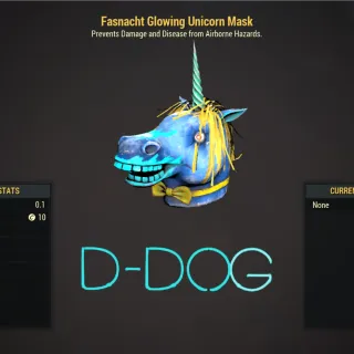 Glowing Unicorn Mask