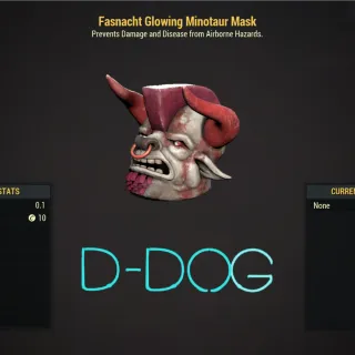 Glowing Minotaur Mask