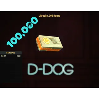 100k Ultracite .308 Round