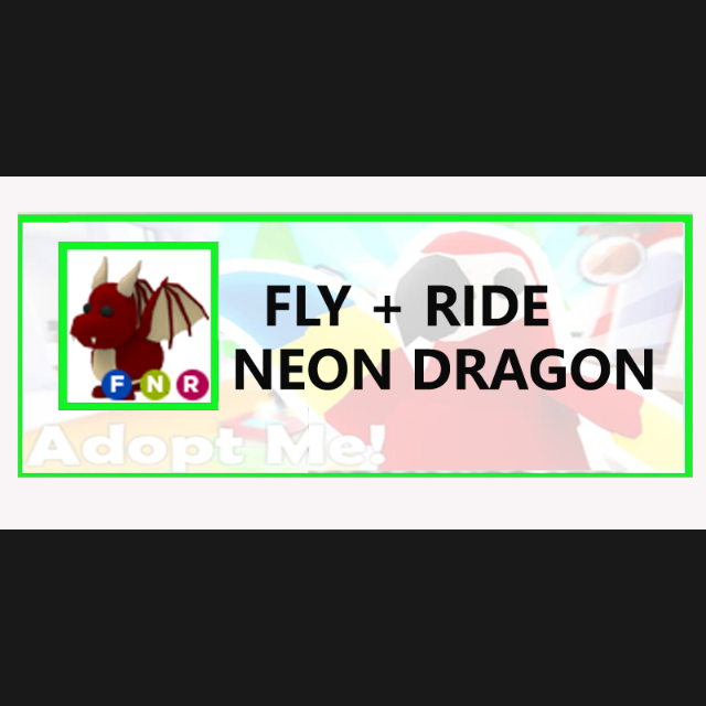 Roblox Adopt Me Game Neon Dragon