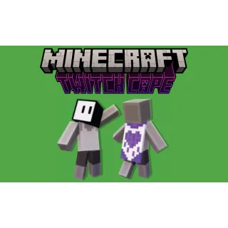 MINECRAFT TWITCH CAPE | INSTANT DELIVERY