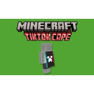 Minecraft TikTok Cape | Instant Delivery