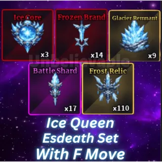ice queen set + f move - Sailor piece
