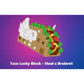 Steal a brainrot | Taco lucky block