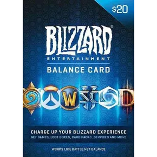 $20 Blizzard Gift Card (US)