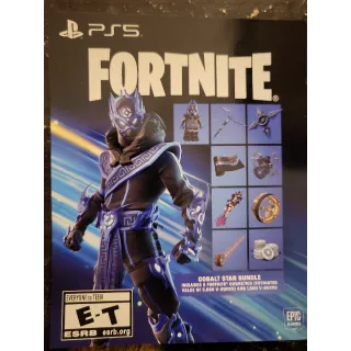 Fortnite COBALT STAR BUNDLE, includes 8 cosmetics and 1,000 V-Bucks