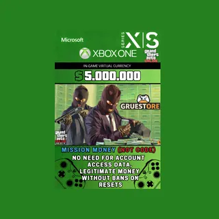  GTA 5 XBOX Shark Card Money Grand Theft Auto V Online $ 5.000.000 NOT CODE Read description cash