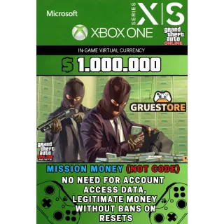GTA 5 XBOX Shark Card Money Grand Theft Auto V Online $ 1,000,000 NOT CODE Read description cash