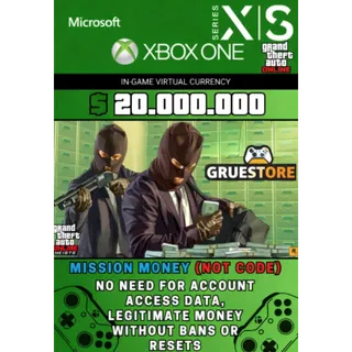  GTA 5 XBOX Shark Card Money Grand Theft Auto V Online $ 20,000,000 NOT CODE Read description cash