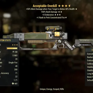 Acceptable Overkill