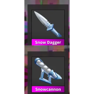 MM2 Snow Cannon & Snow Dagger