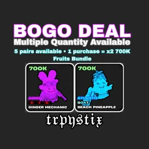 BOGO fruits vs brainrots