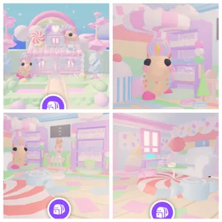 Candicorn themed house 🍭