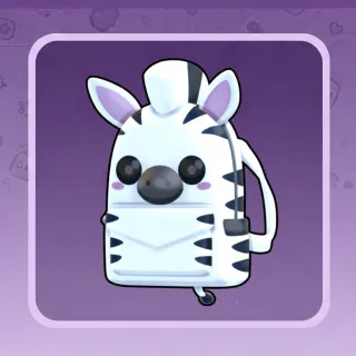 Zebra Backpack | Adopt Me
