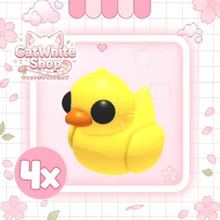 4x Rubber Ducky