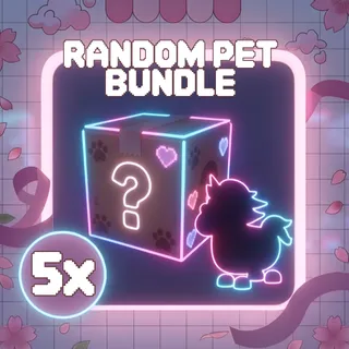 5x RANDOM NEON LEGENDARY PETS BUNDLE 