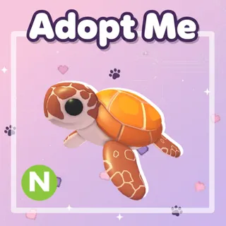 Neon Sea Turtle