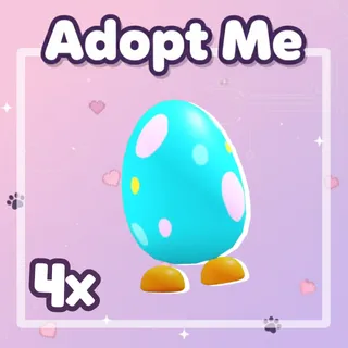 4x Dotted Eggy