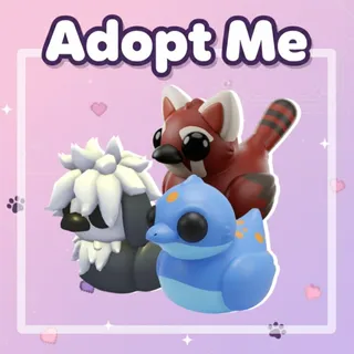 Adopt Me Pet Bundle | Sheepdog Ducky + Gecko Ducky + Red Panda Ducky