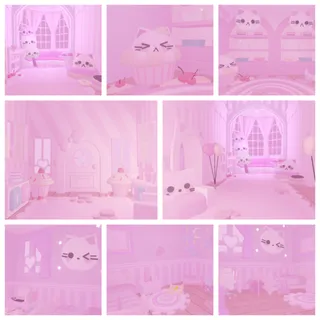 Cute Kitty Pink Grinding House 🐱🎀
