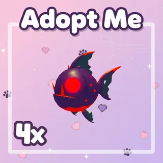 4x Dracula Fish