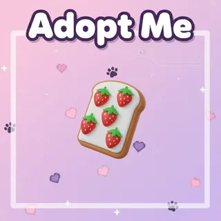 Strawberry Toast Flying Disc