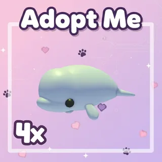 Beluga Whale Bundle x4
