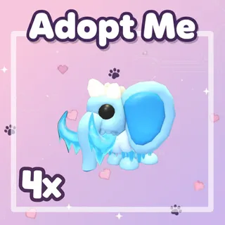 4x Snowy Mammoth