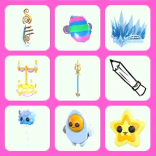 Adopt Me Bundle - 18 Items