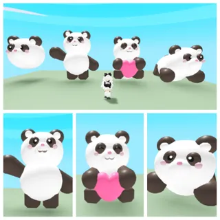 Adorable Panda Plushie Pack