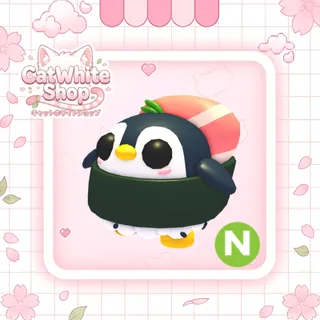Neon Sushi Penguin