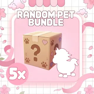 5x Random Legendary Pets Bundle