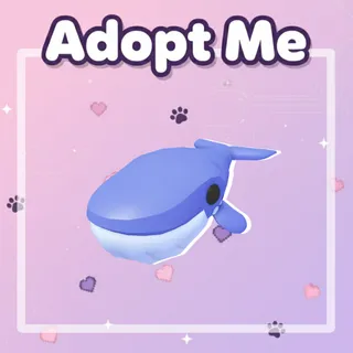 Neon Blue Whale