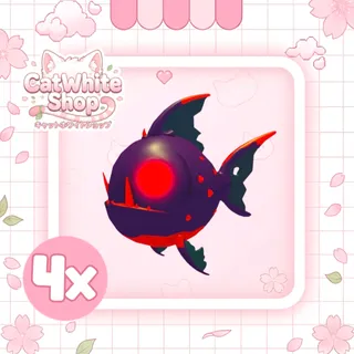 4x Dracula Fish