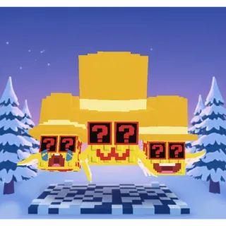 2x Gold Los Lucky Blocks