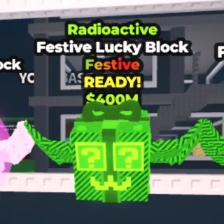 Radioactive Festive Lucky Block | Steal a Brainrot 