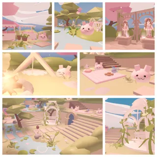 Kawaii Bunny Garden 🌸🐰