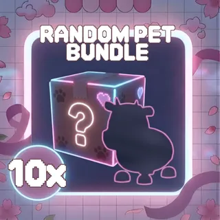 10x Random Neon Pets Bundle; Common, Uncommon, Rare