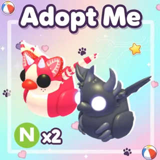 Adopt Me Neon Pet Bundle 