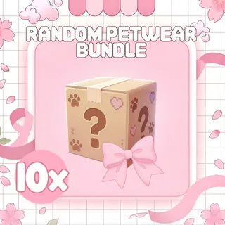 10x RANDOM PETWEAR BUNDLE 