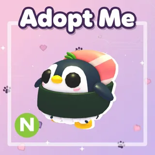 Neon Sushi Penguin